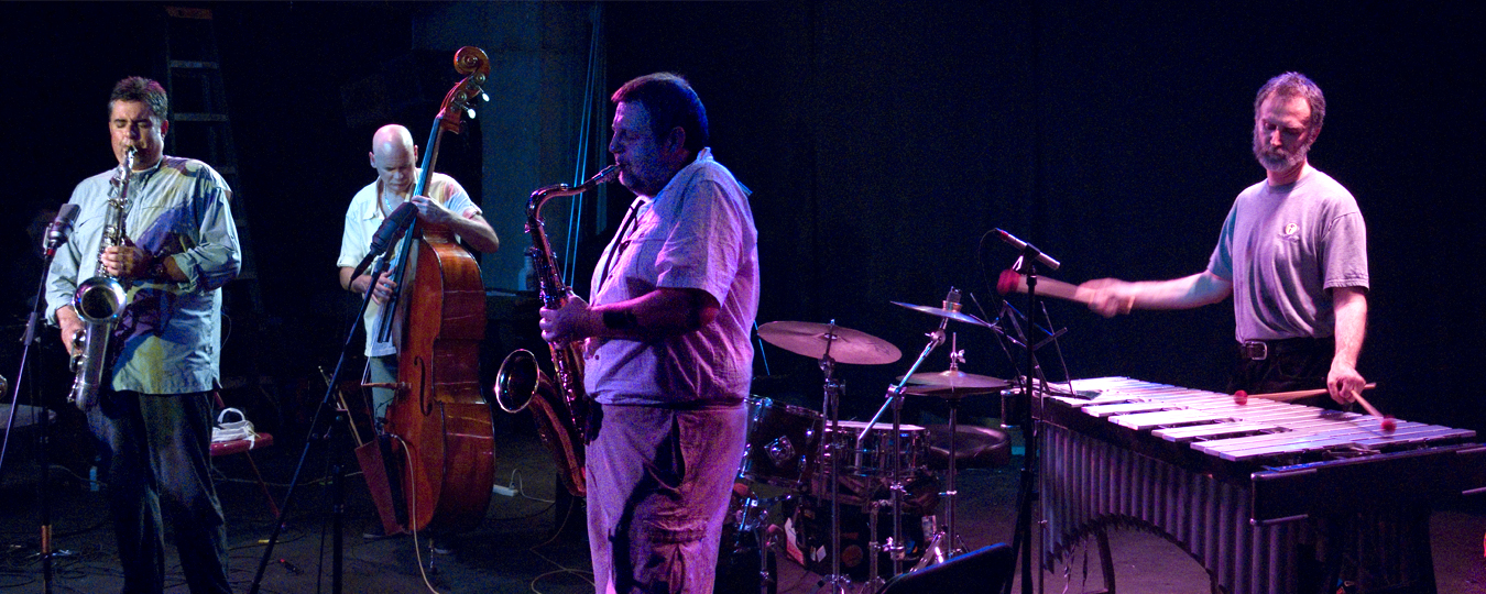 Paul Dunmall with Tony Malaby, Mark Helias, and Kevin Norton - The Living Theater 2008