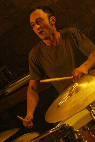 Francesco Miccolis During a Jam Session with "Francesco Miccolis, Guillaume Perret, Marc Mean and Alex Allflat" at the Cully Jaz