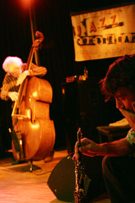 Jean Bolcato and Jean-Paul Autin with "Le Workshop de Lyon Presente les Chants D'Edith" at Amr, Sud Des Alpes, Geneva,Switzerlan