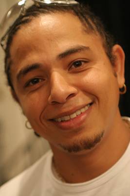 Percussionist with "Batambo" 'S Soundcheck at the Kilimandjaro Festival, Thonon-Les-Bains, France, 2005