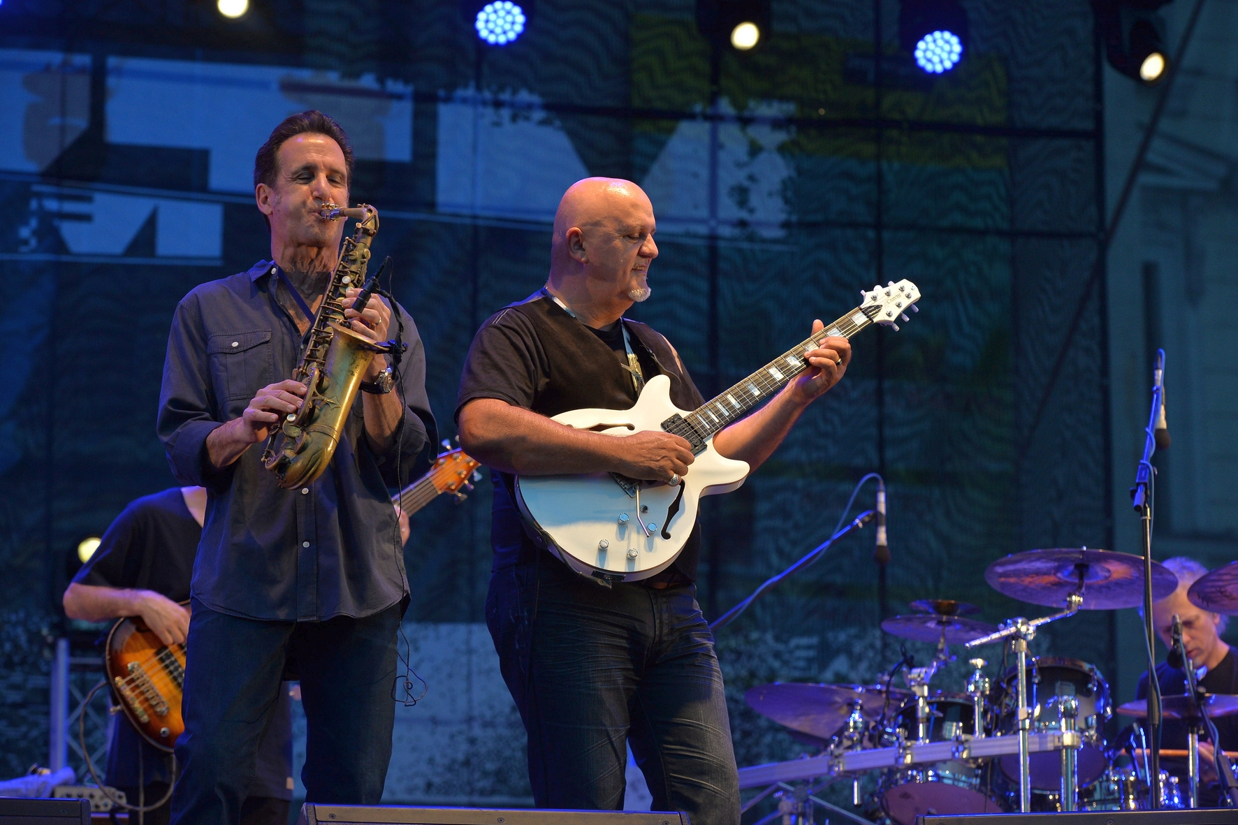  Frank Gambale, Eric Marienthal at JazzTM Festival 