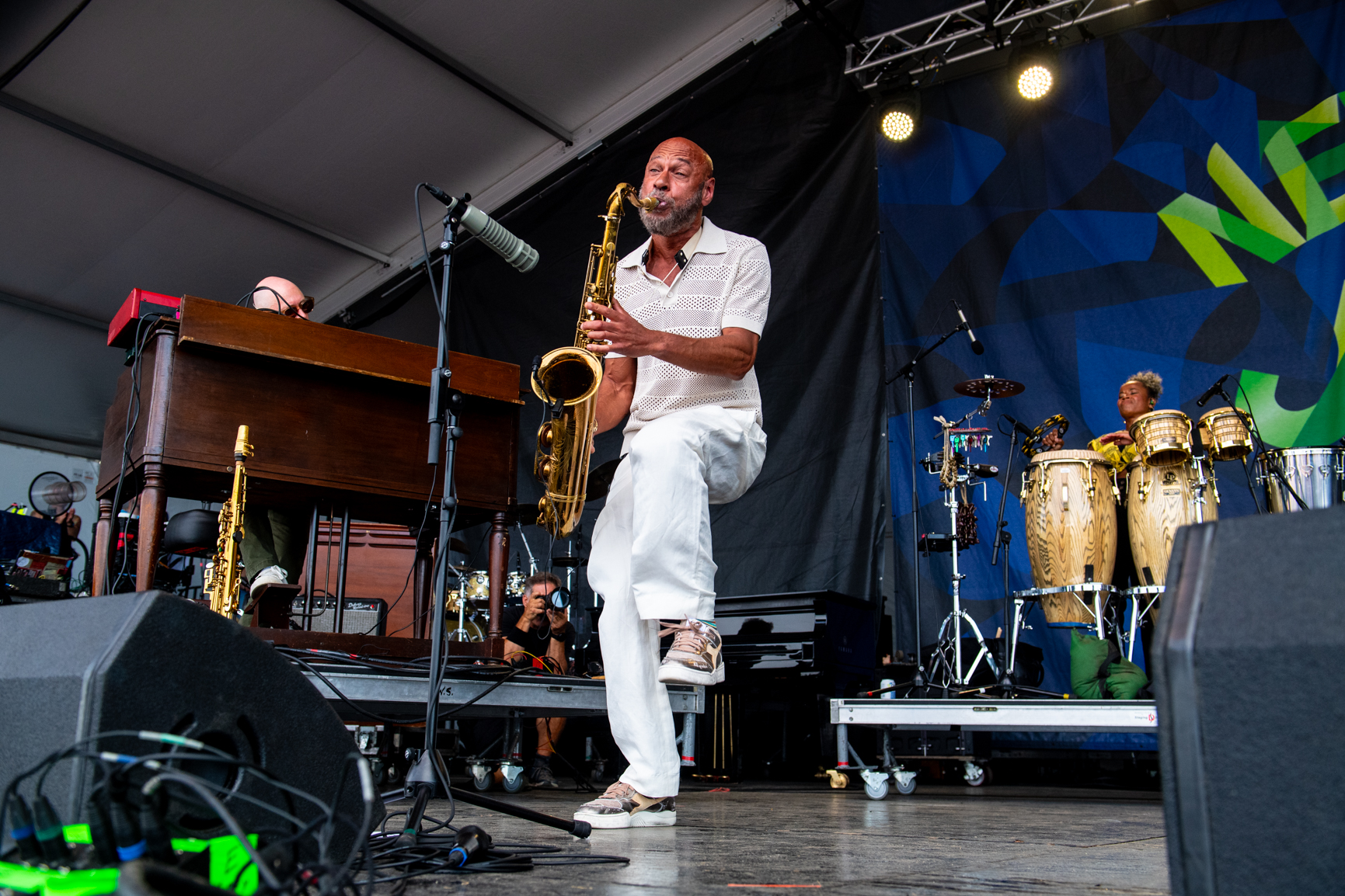 Joshua Redman at the 2026 Newport Jazz Festival — jazz photo by Richard Conde | All About Jazz