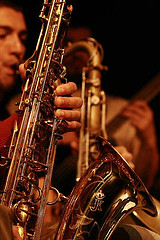 Ernie Odoom's Saxophone and Guillaume Perret with "Lebocal" at Catalyse, Geneva, Switzerland, 2005
