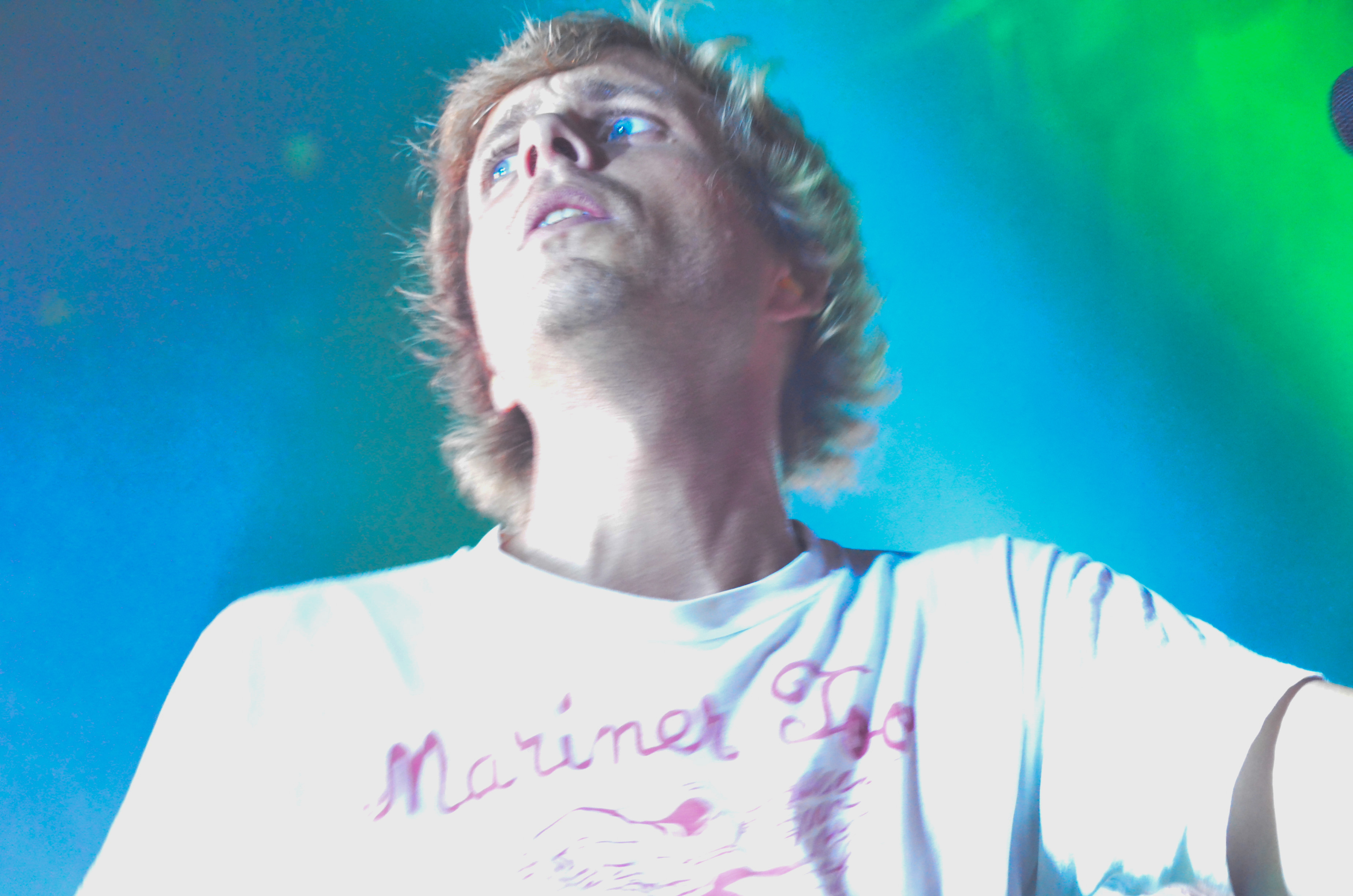 Aaron Bruno of Awolnation at Irving Plaza on 6-27-2015.