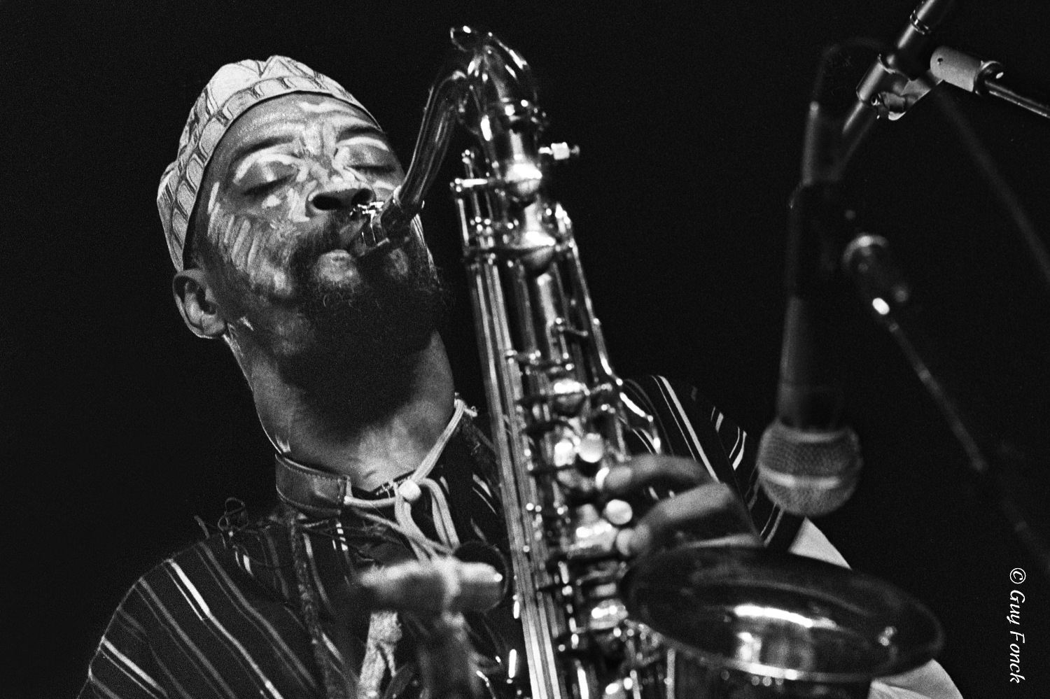 Joseph Jarman 1980 — jazz photo by Guy Fonck | All About Jazz