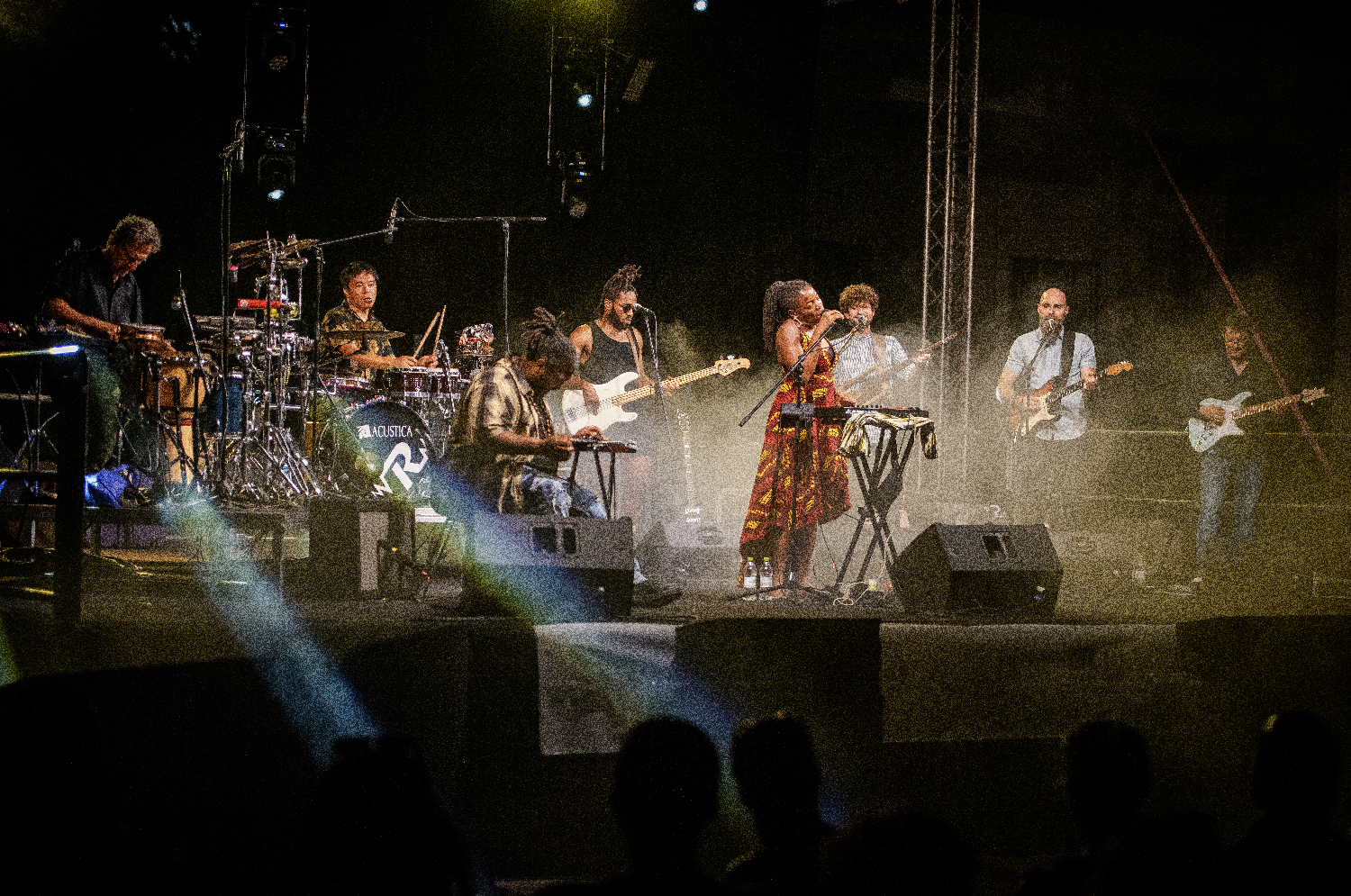 A collection of photos from Bokanté live at Bari in Jazz, Bari 07.13.2024