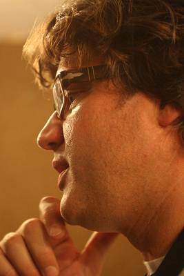 Stefano Saccon During a Rehersal for the Group "Stratometric", Geneva, Switzerland, 2005