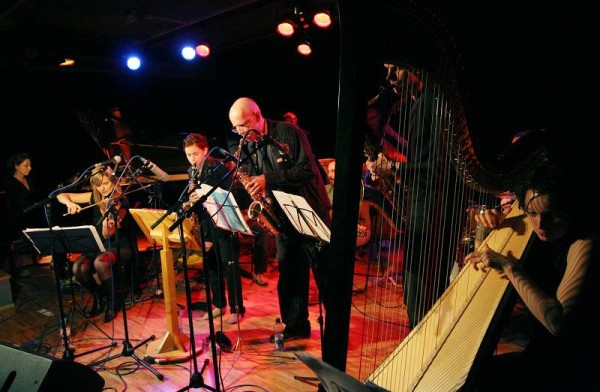 Gisele Devanthery, Isabelle Borel, Maria Grand Kohan, Philippe Gander, Sonke Frank and Julie Campiche with a "Tango Workshop" Di