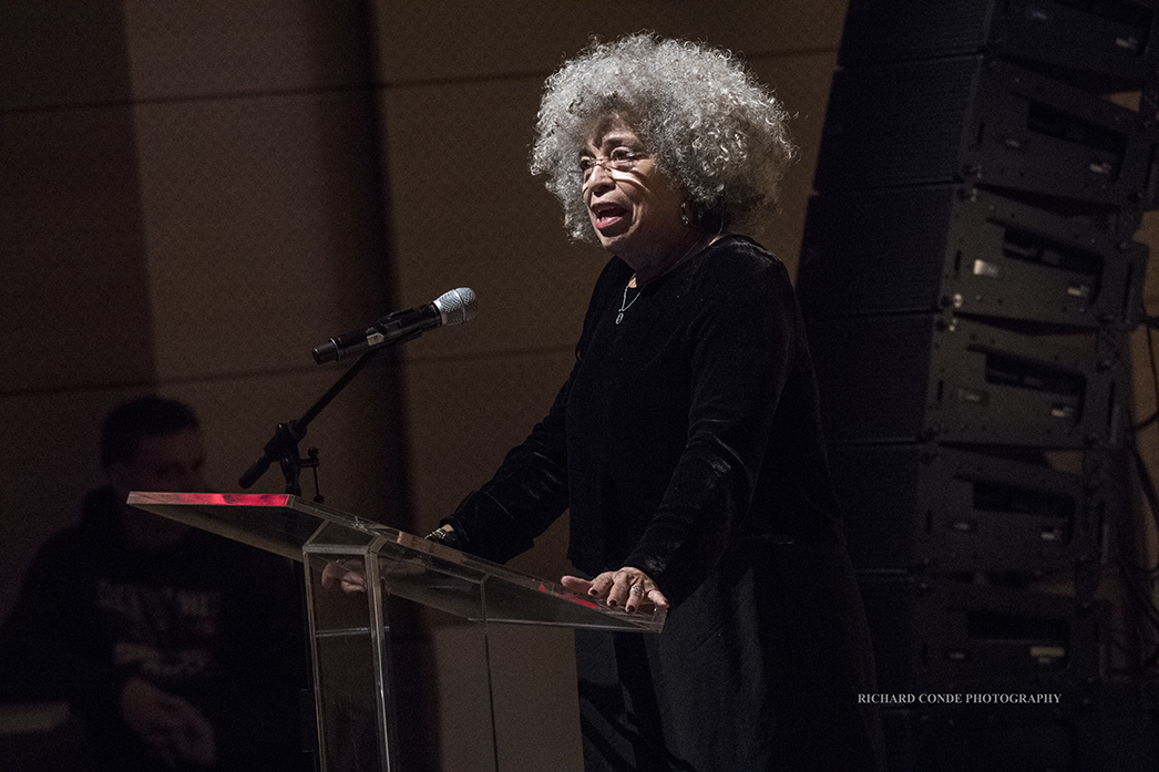 Angela Davis at the 2018 Winter Jazz Festival