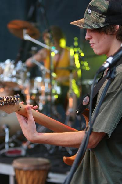 Najawhite at the Open Sky Festival D'Hermance, Geneva, Switzerland, July 2006