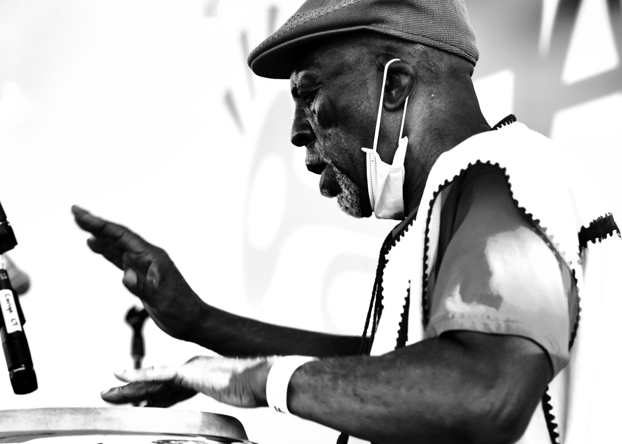 Derf Reklaw at the Leimert Park Jazz Festival 2021