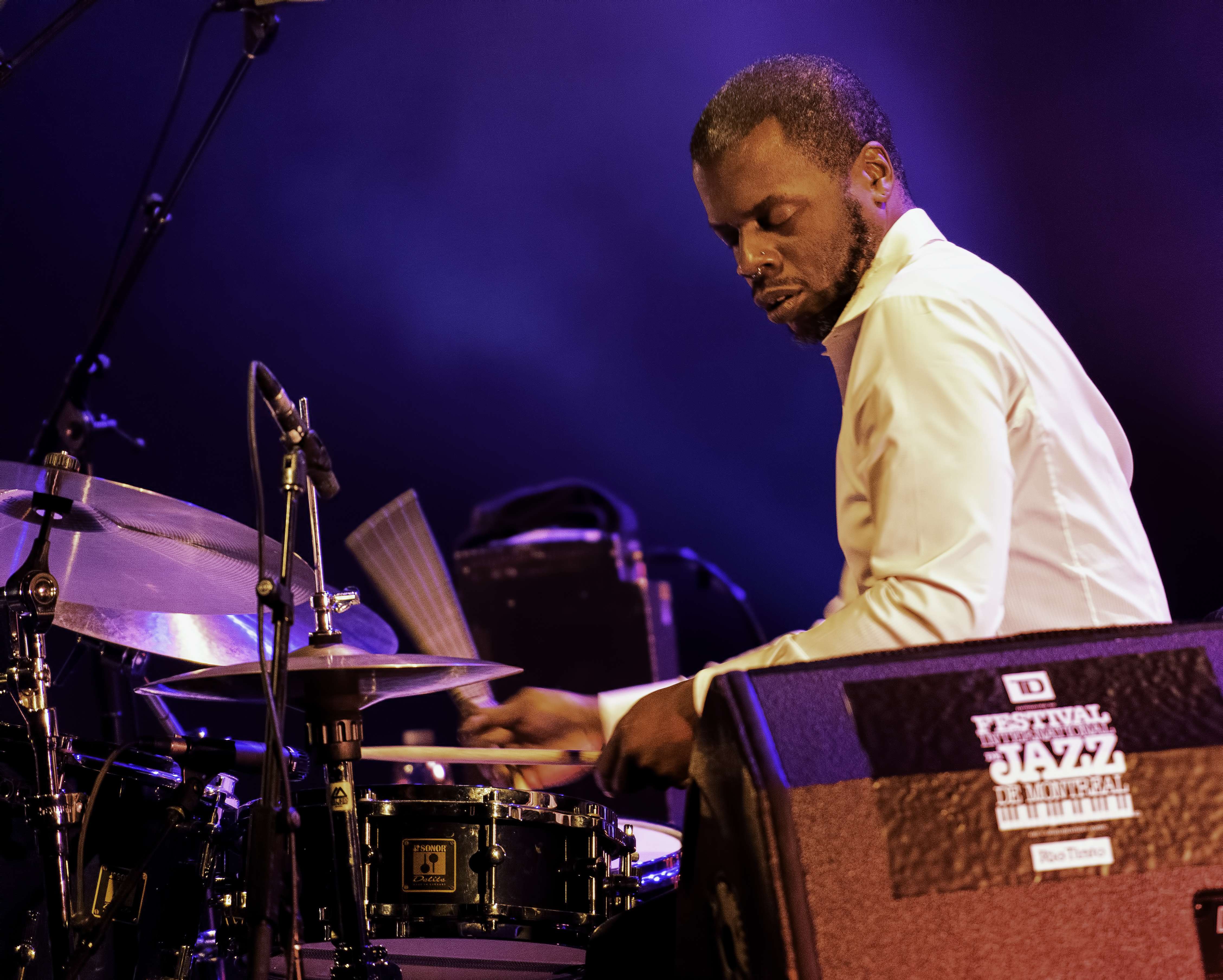 Gregory Hutchinson with the Joshua Redman Quartet At The Montreal International Jazz Festival 2019