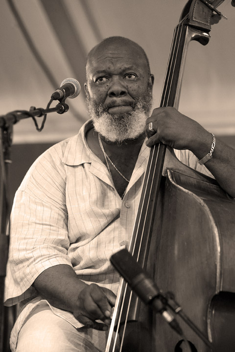 Walter Payton, Trumpeter Nicholas Payton's Bass-Playing Dad at the New Orleans Jazz and Heritage Festival 2006