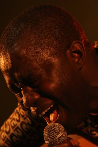 Woz Kali at the Open Sky Festival, Hermance, Geneva, Switzerland,2005