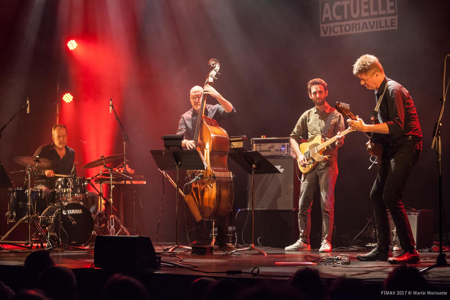 Nels Cline Four, Victoriaville, May 21 2017, Nels Cline, Julian Lage, Scott Colley, Tom Rainey