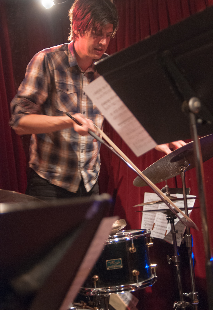 Ches Smith with the Mary Halvorson Quintet