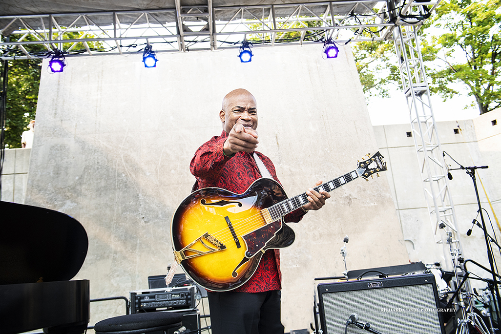 Russell Malone at the 2017 Detroit Jazz Festival