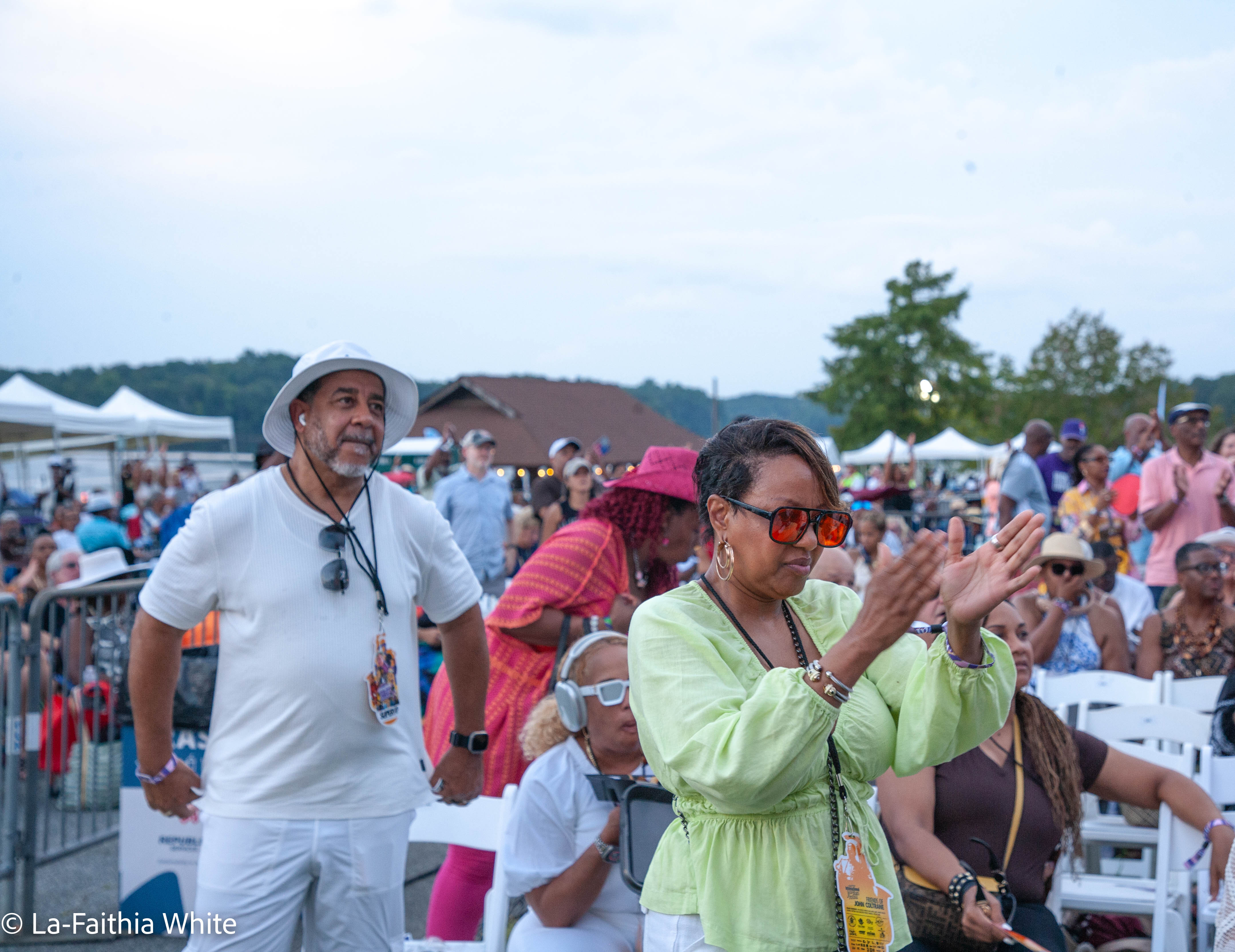 Fans enjoying the festival