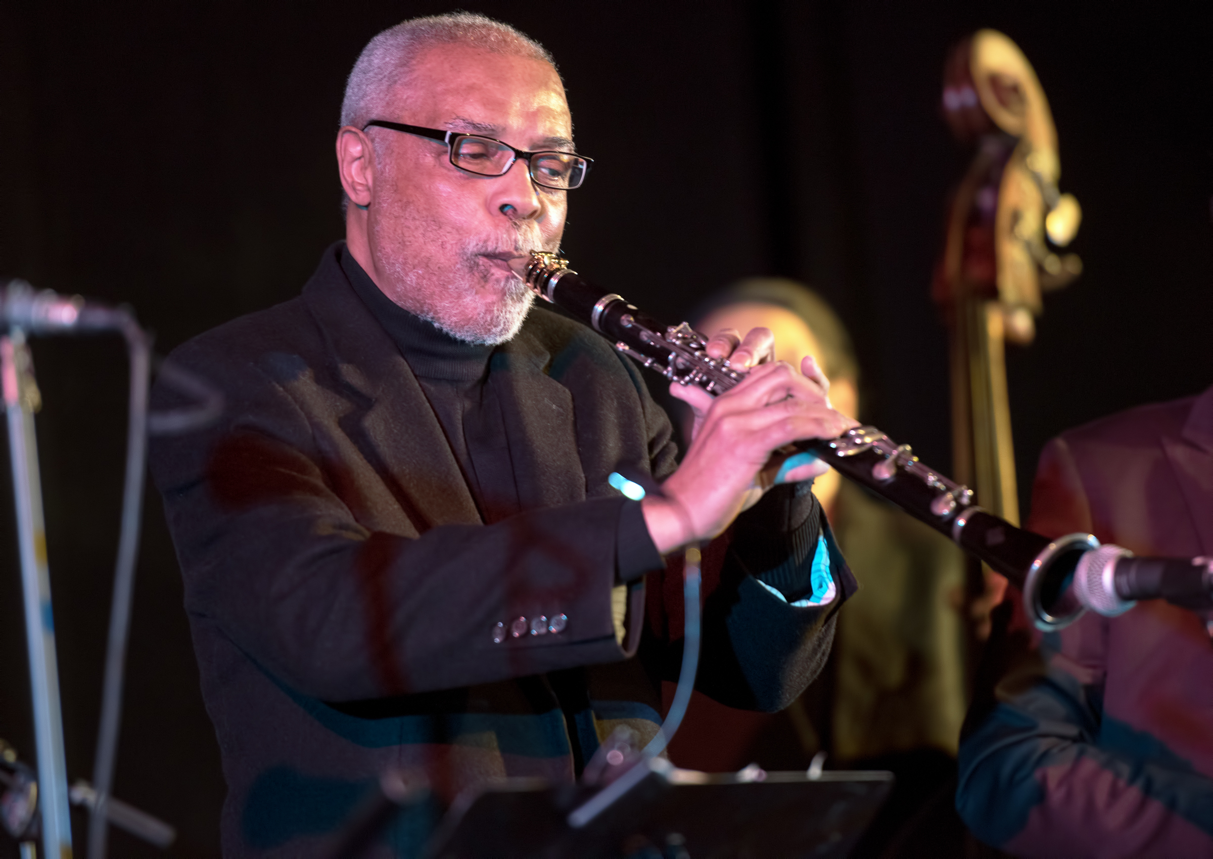 Hamiet Bluiett with David Murray's Clarinet Summit at the Nyc Winter Jazzfest2015