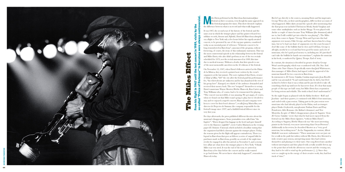 Barcelona Jazz Festival 40th Edition Book