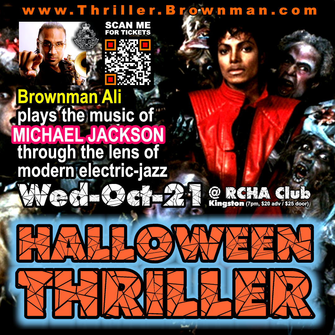 Brownman's HALLOWEEN THRILLER -- Kingston tour date 2026 — jazz photo by Andrew Nicholson | All About Jazz