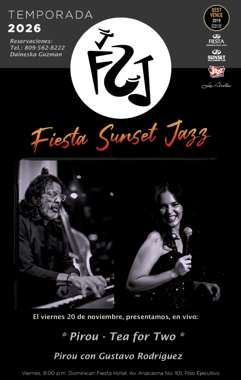 Pirou - Tea For Two — jazz photo by Fernando Rodriguez De Mondesert | All About Jazz