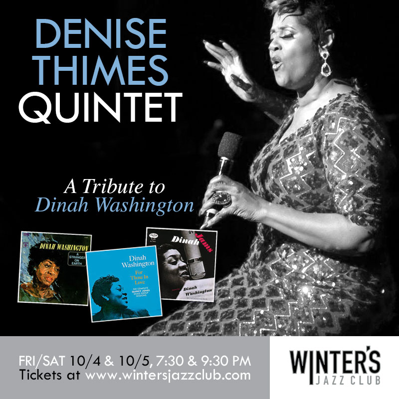 Denise Thimes Quintet - Dinah Washington Tribute!