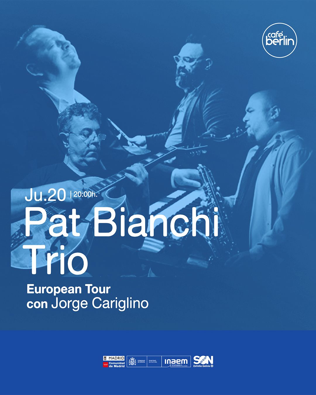 Pat Bianchi Trio with Jorge Cariglino