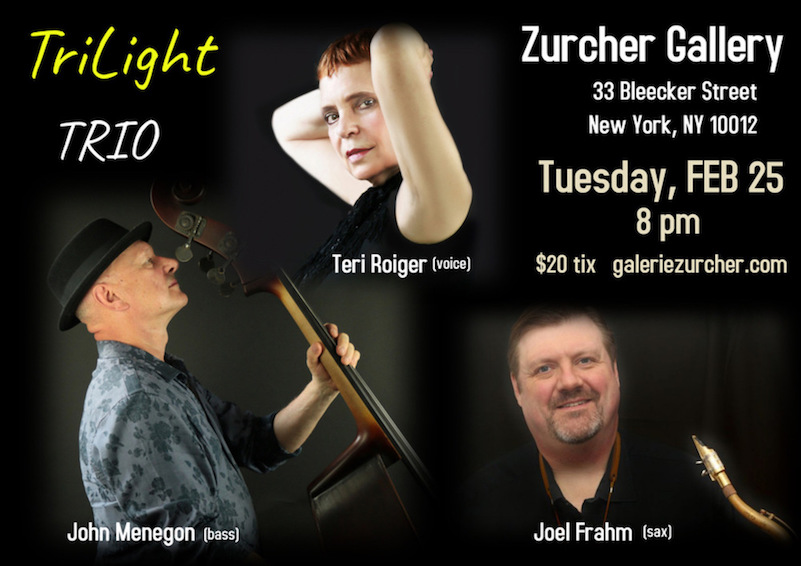 Trilight Trio With Teri Roiger,  John Menegon,  Joel Frahm