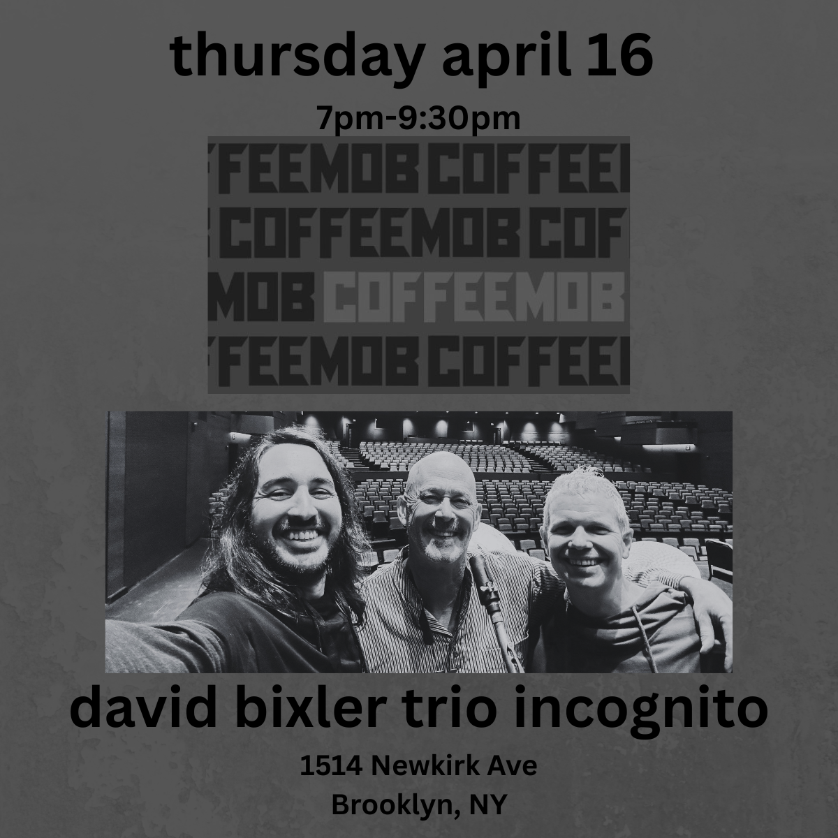 David Bixler Trio Incognito — jazz photo by David Bixler | All About Jazz