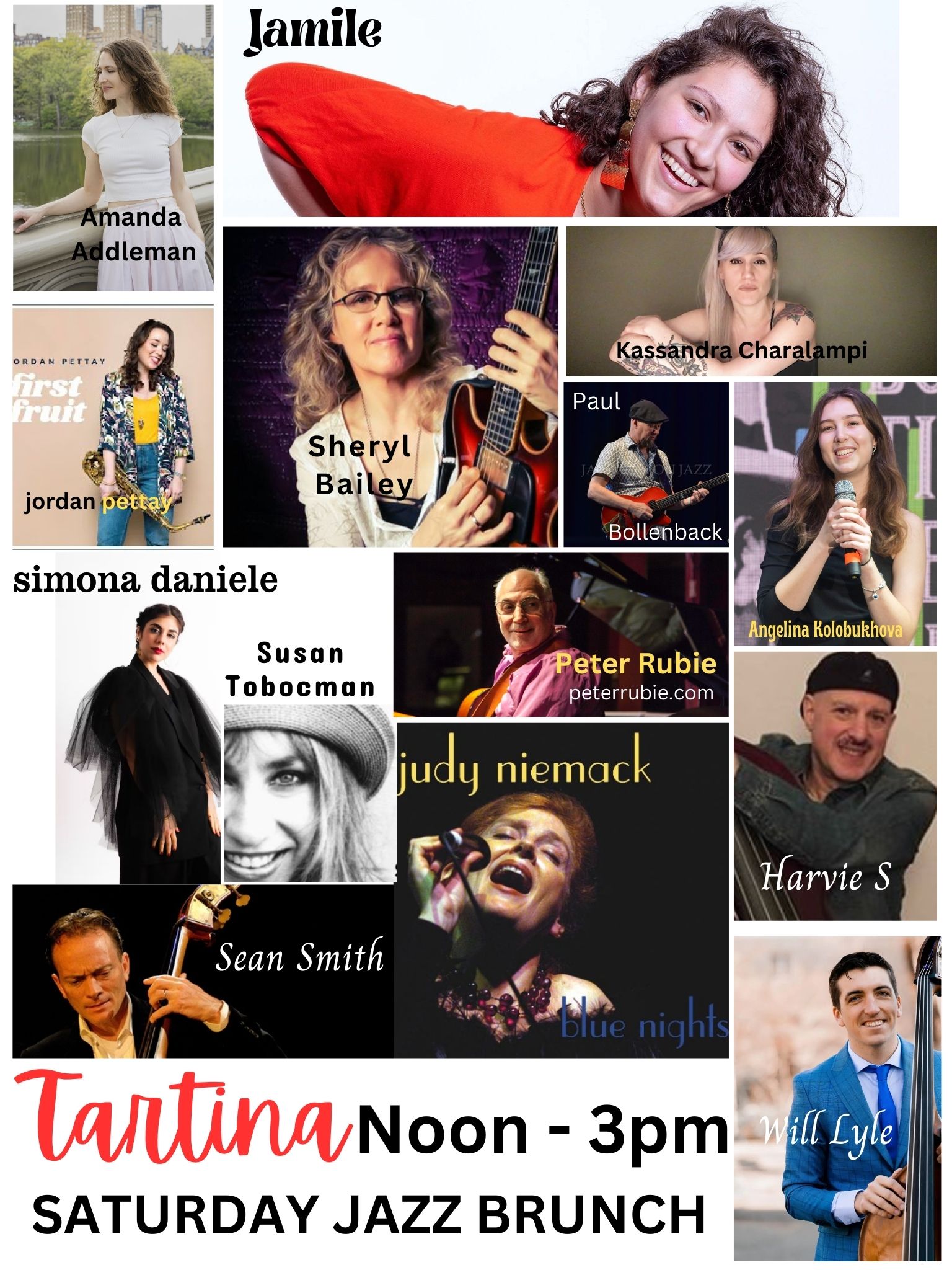Tartina Saturday Jazz Sessions