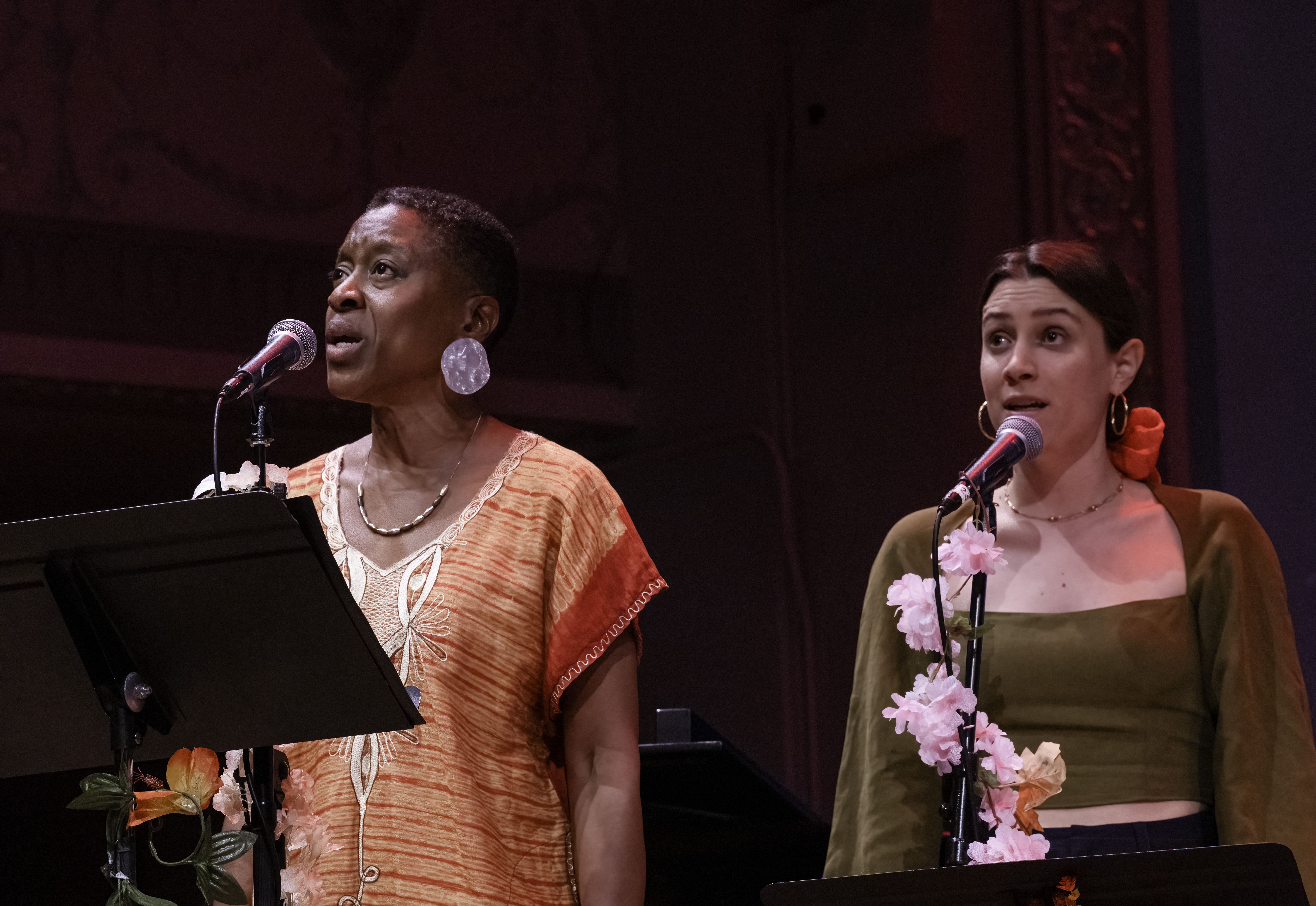AnneMarie Sandy and Raina Sokolov-Gonzalez Celebrating William Parker at the Vision Festival 2024