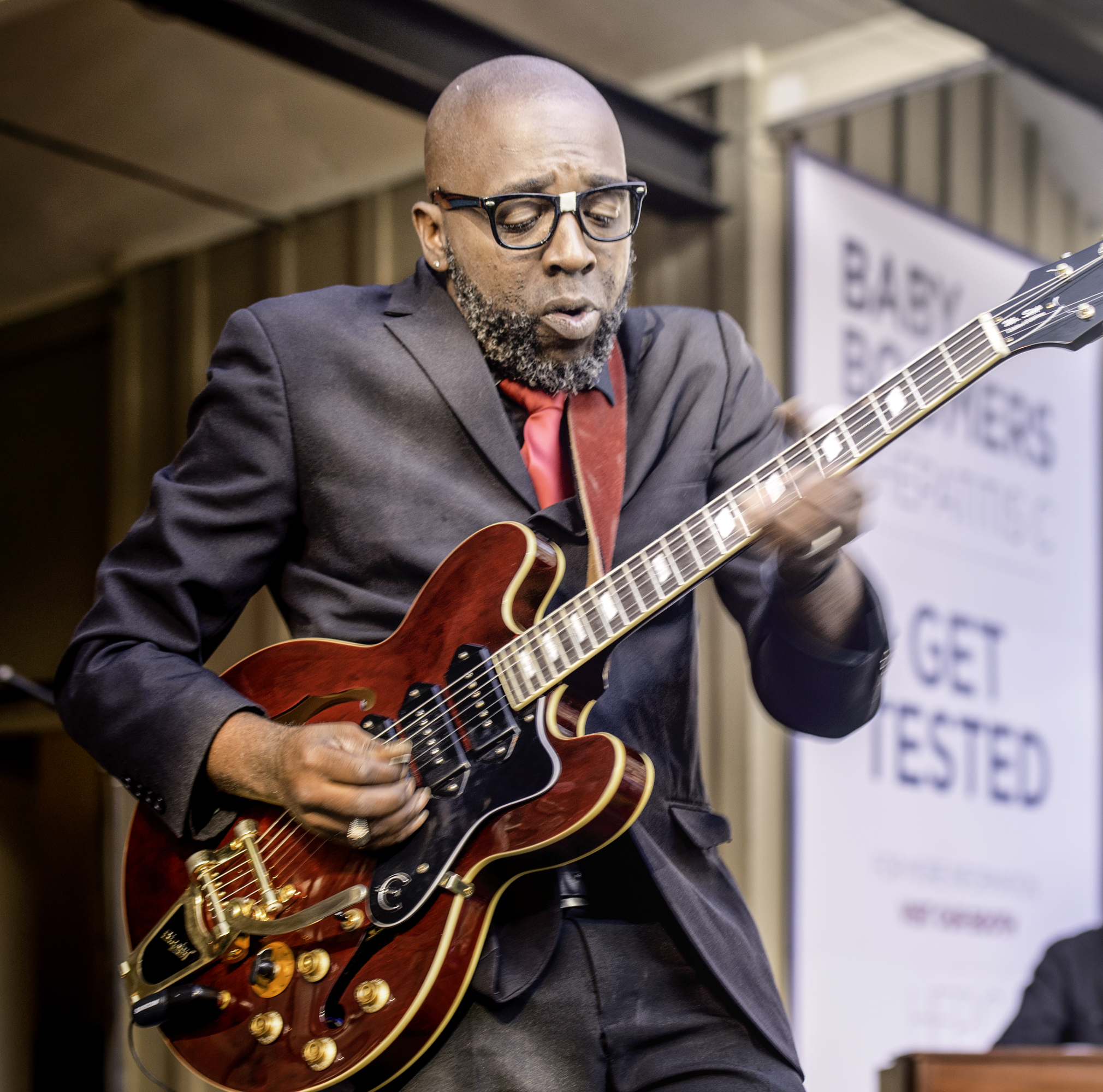 Castro Coleman with Mr. Sipp at the Monterey Jazz Festival