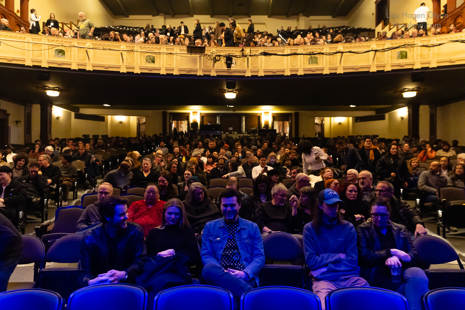 Audience at The Moore Theater- Seattle WA