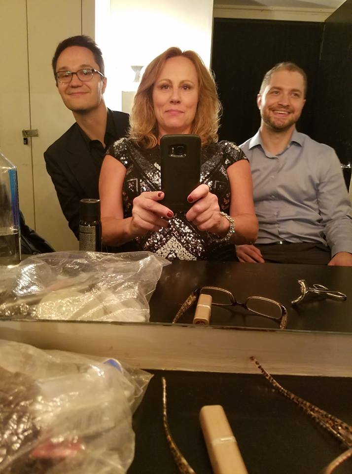 Backstage at the Triad Theater, New York