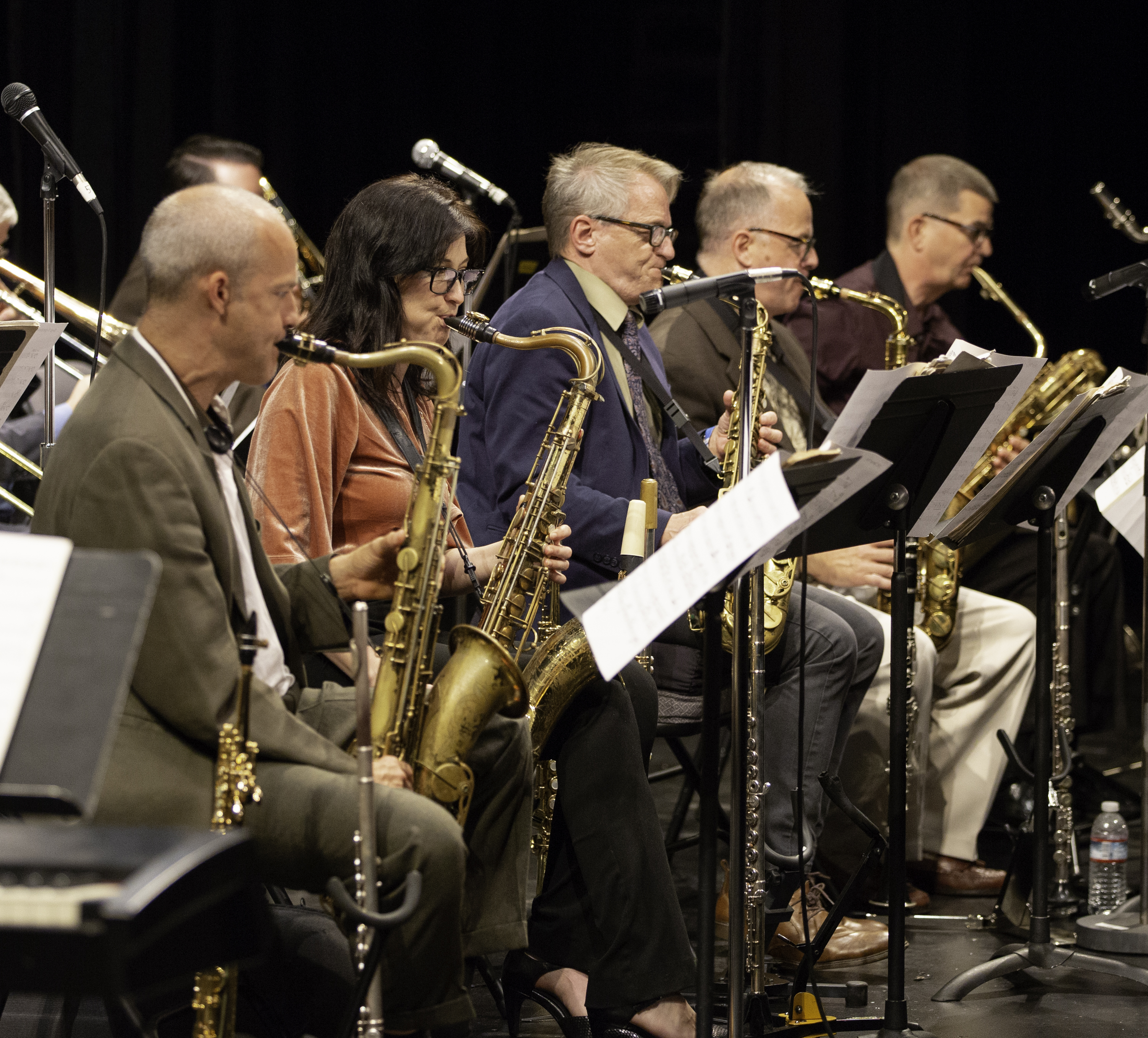 Dennis Mitcheltree with Bill Holman Big Band, Kirsten Edkins, Bruce Babbad, Glenn Cashman, Brian Williams, Los Angeles 2019