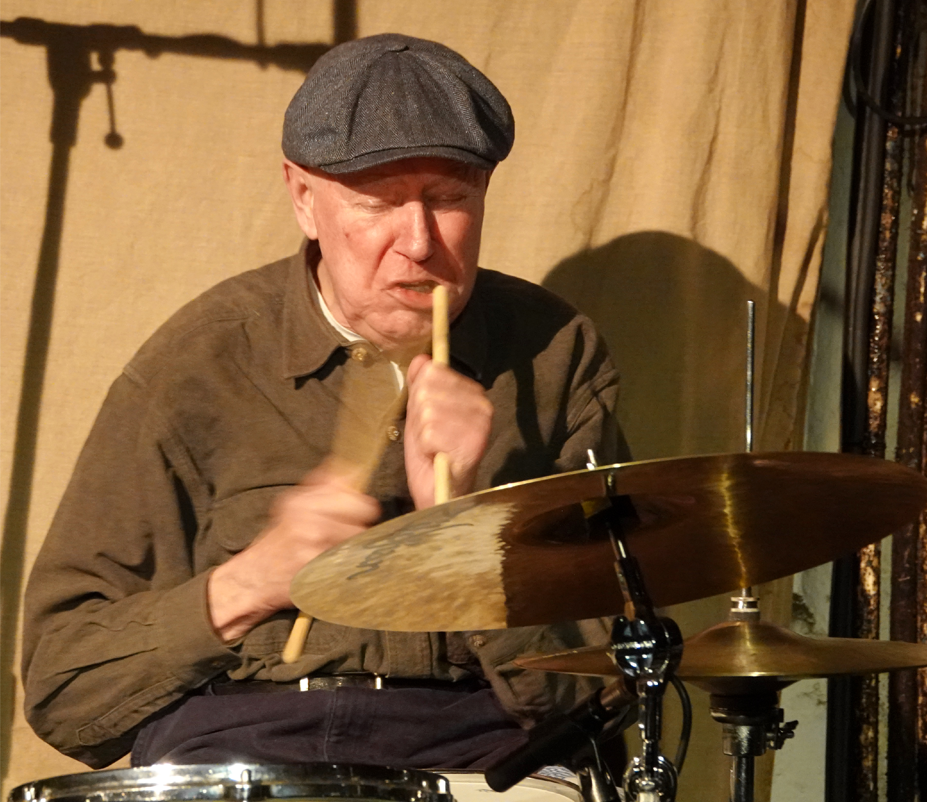 Han Bennink at Cafe Oto Peter Brotzmann Tribute