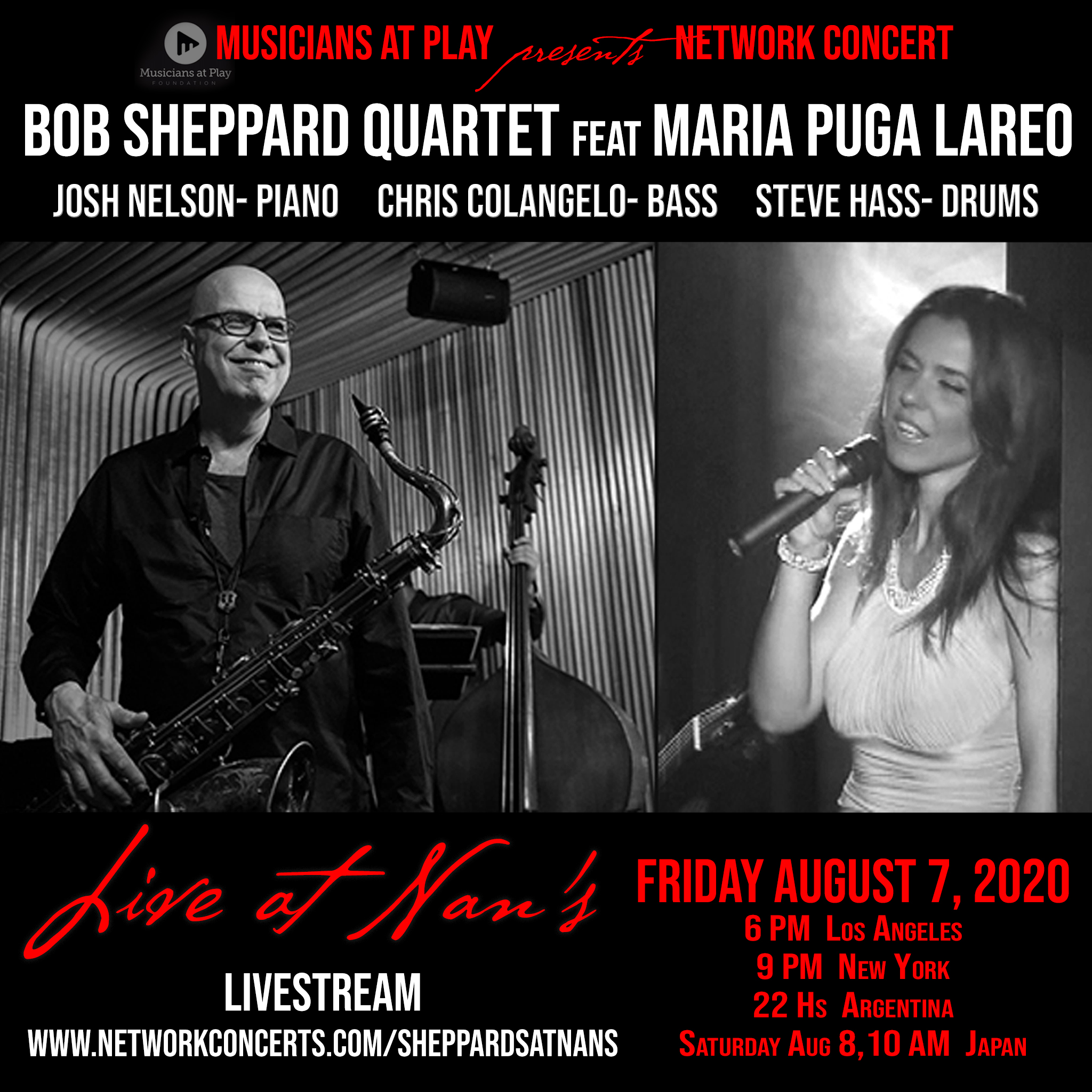 Bob Sheppard Quartet Feat Maria Puga Lareo