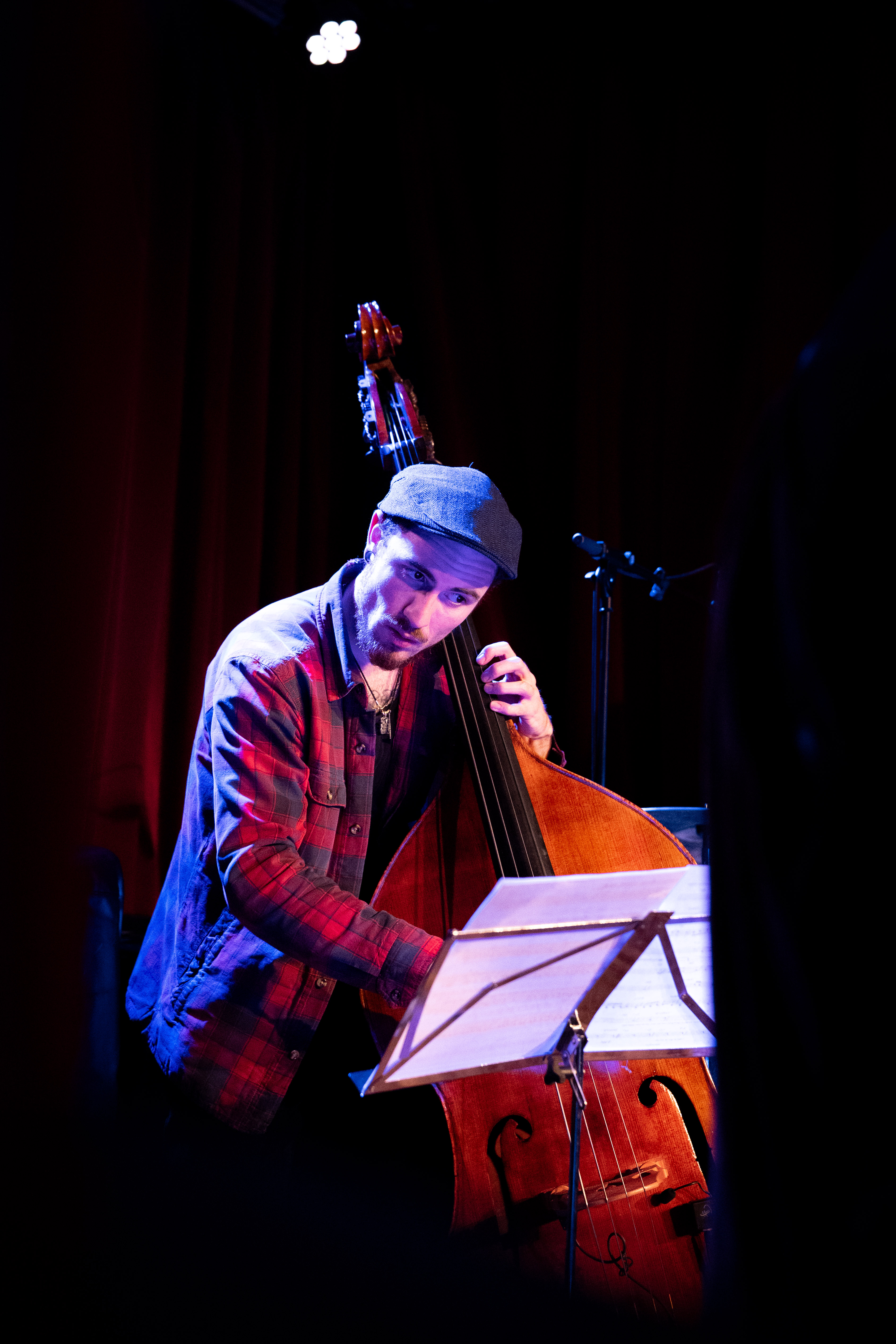 Hear the bass.  — jazz photo by Sebastien Hugue | All About Jazz