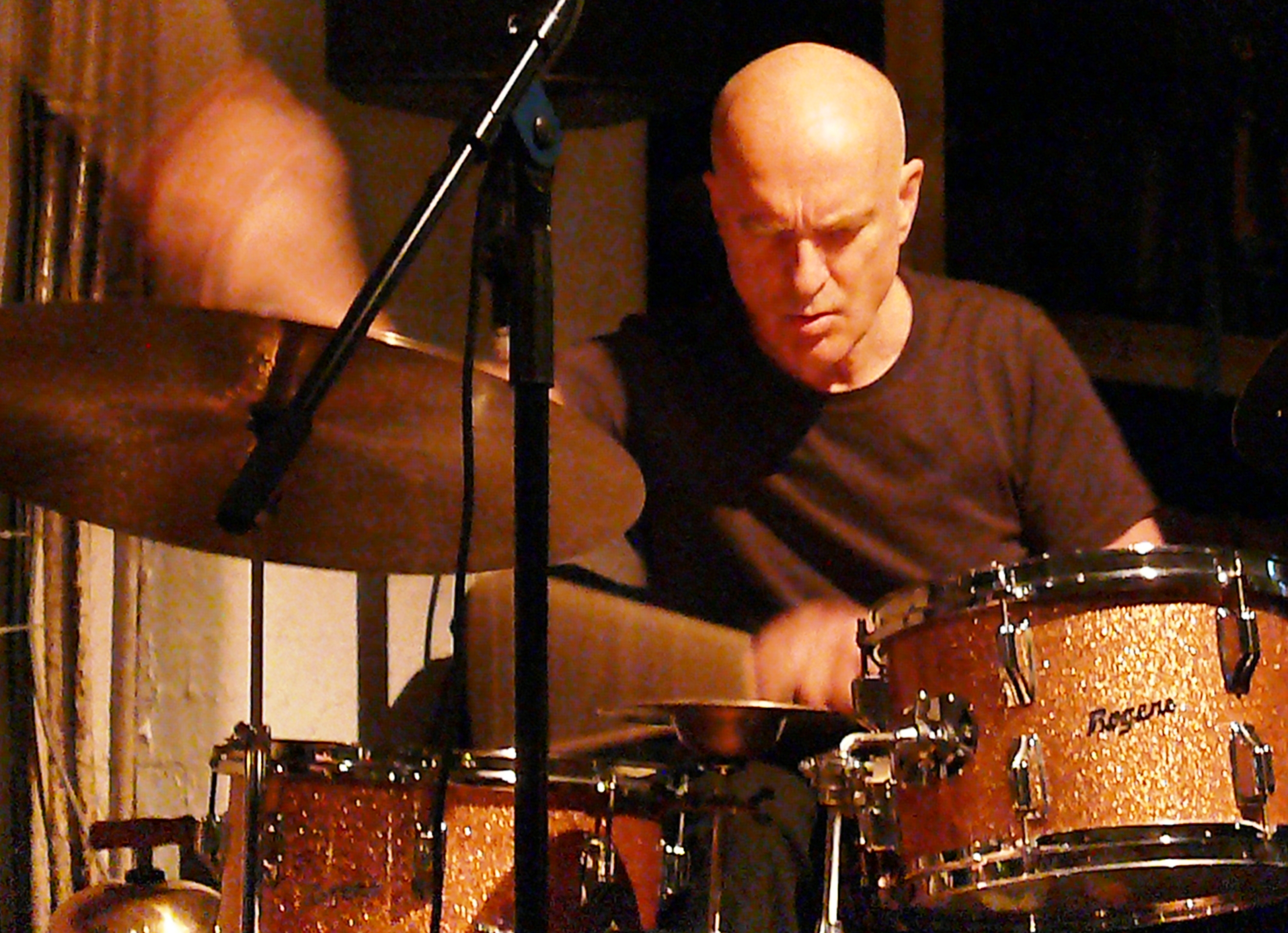 Roger Turner at Cafe Oto, London in September 2012