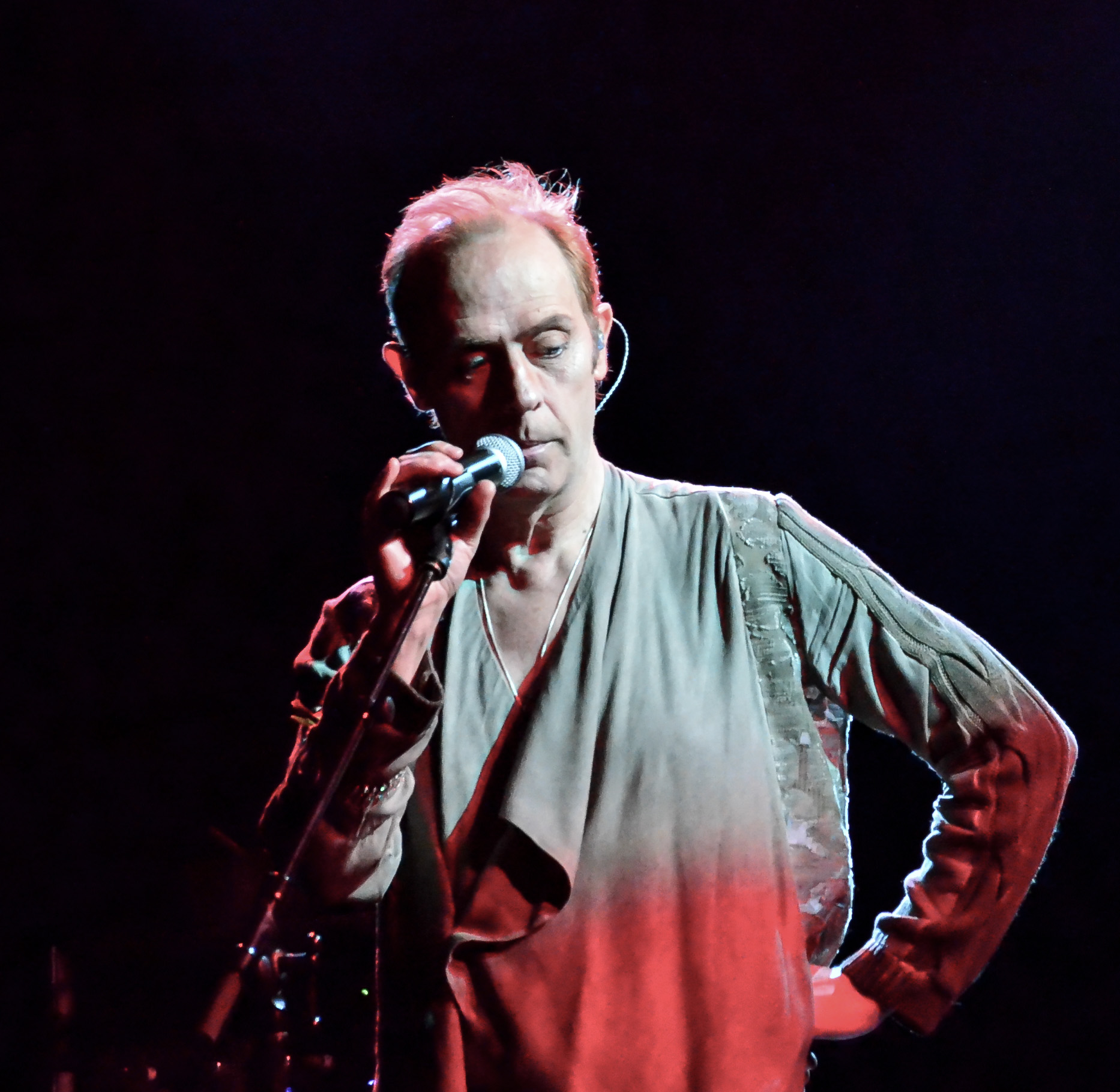 Peter Murphy at Le Poisson Rouge in NYC on 4-22-2016. 