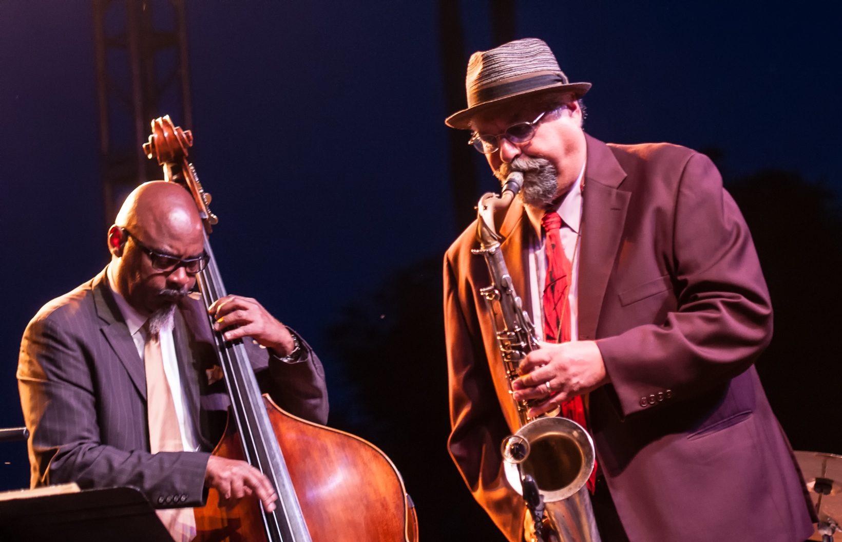 Gerald cannon and joe lovano with the mccoy tyner quartet at the scottsdale performing arts center