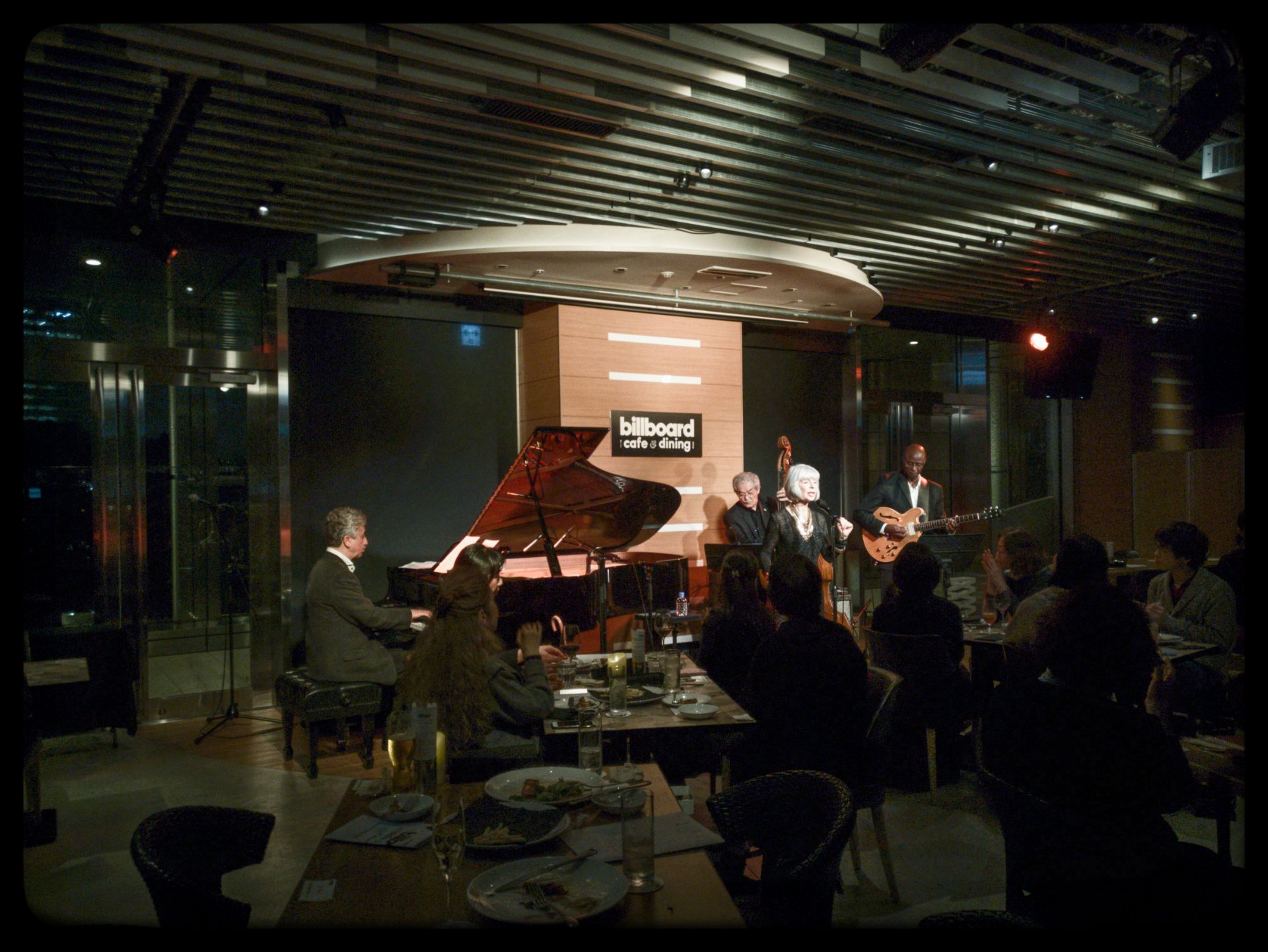 June Bisantz, Alex Nakhimovsky, Norman Johnson & Mr. Fujii, Billboard Cafe, Tokyo, Japan