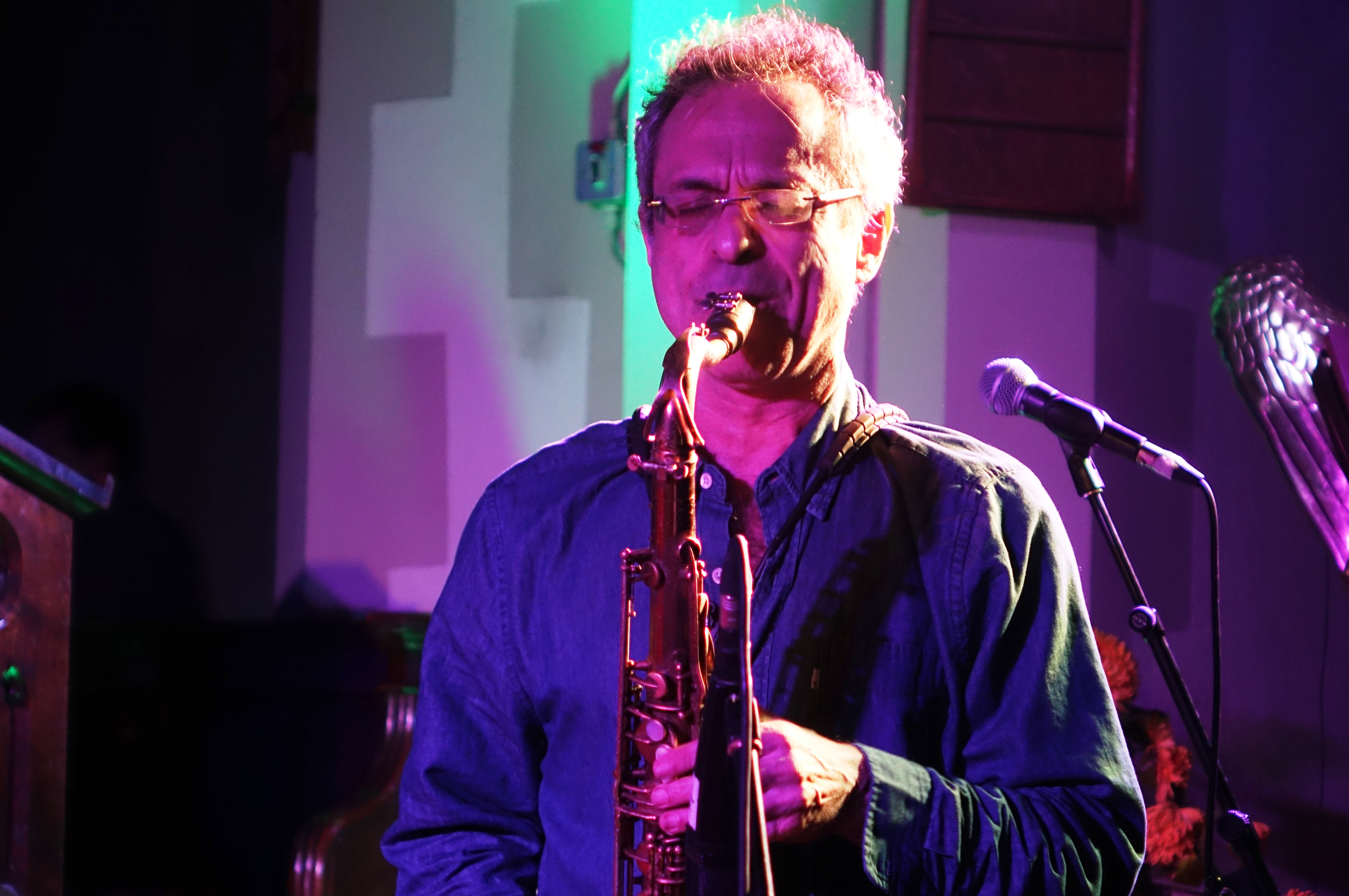 Ivo Perelman at Brighton Alternative Jazz Festival in October 2018