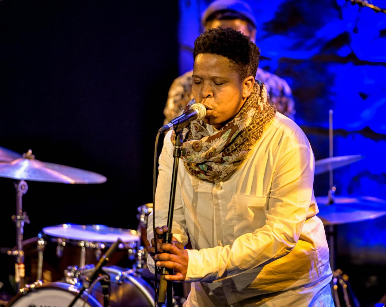 Siyabonga Mthembu with Shabaka and the Ancestors at The Montreal International Jazz Festival 2017