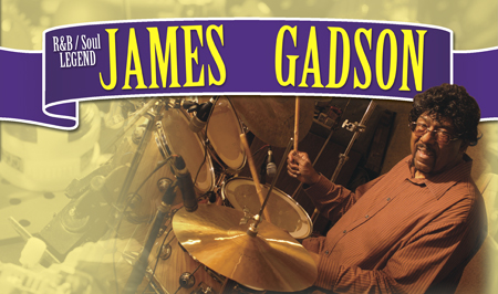 Gadson, One of the Most Recorded Drummers in R&B History.Gadson Plays on Singer Tony Adamo's New Music.Jerry Stucker