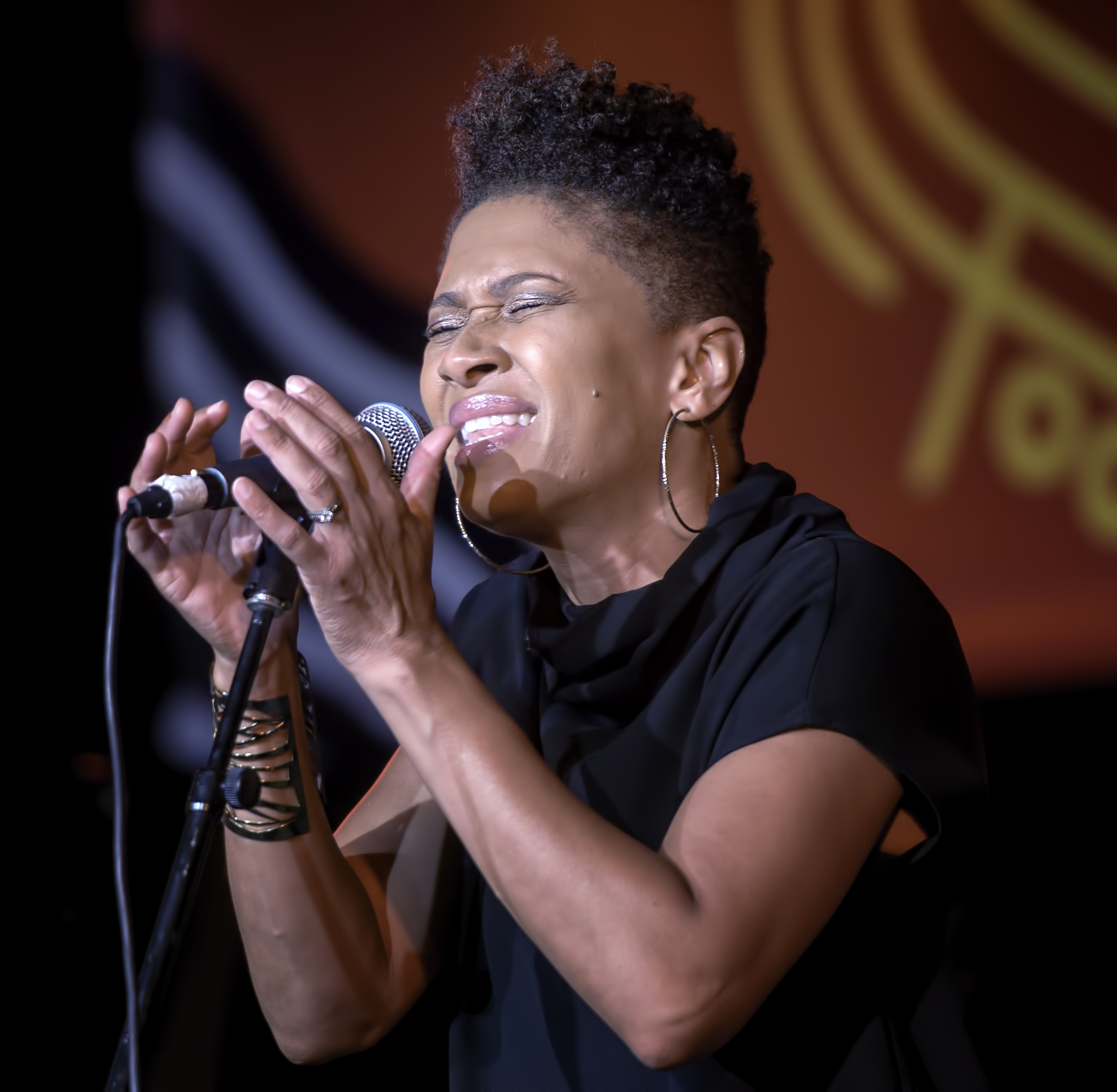 Jean Baylor with the Baylor Project at the Monterey Jazz Festival 2018