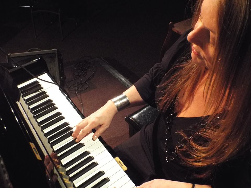 Nancy Crider Hamilton at Piano