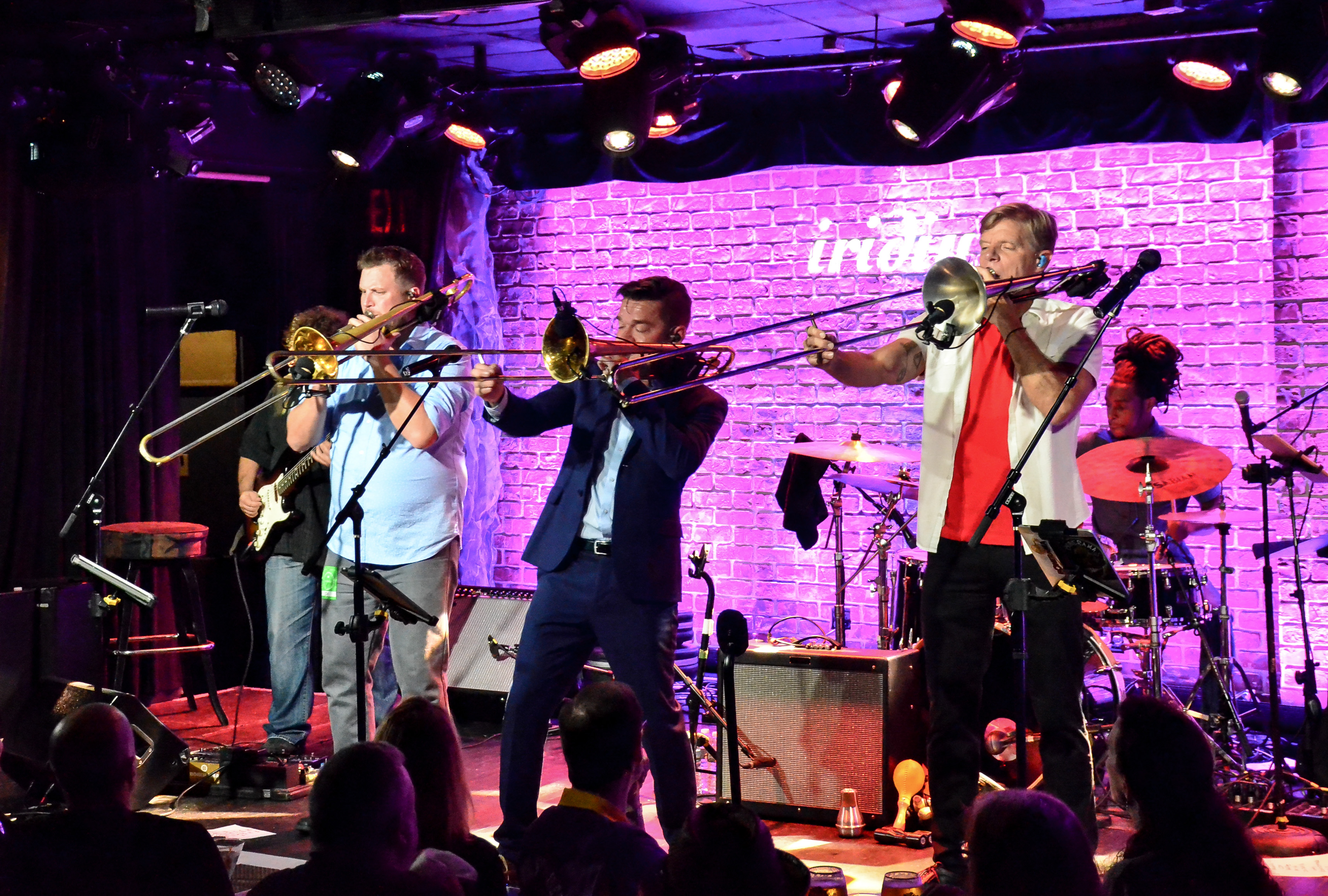 Bonerama at The Iridium in NYC on July 29, 2017.  — jazz photo by Christine Connallon | All About Jazz