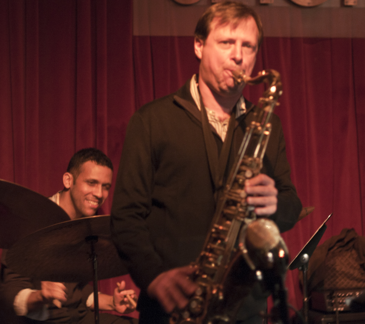 Chris Potter and Adam Cruz at Smoke Jazz Club